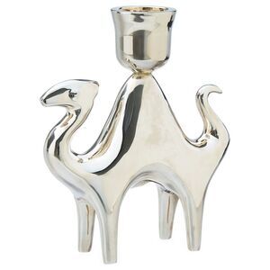 Jonathan Adler Silver Plated Candle Holder, Silver